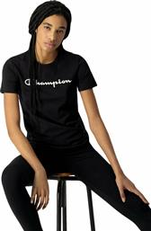 Champion Γυναικείο Αθλητικό T-shirt Μαύρο από το SportsFactory