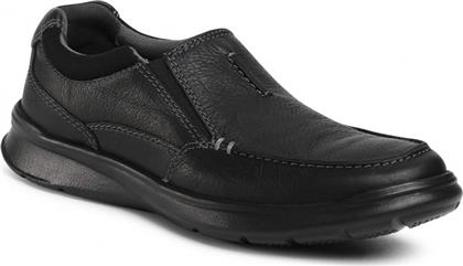 Clarks Cotrell Free Δερμάτινα Ανδρικά Casual Παπούτσια Μαύρα