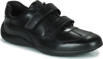 Clarks Konrad Δερμάτινα Ανδρικά Casual Παπούτσια Μαύρα