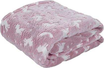 Das Home Κουβέρτα Fleece 4832 160x220εκ. Ροζ από το Spitishop