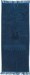 Das Home Greenwich Polo Club 2808 Πετσέτα Θαλάσσης με Κρόσσια Μπλε 170x70εκ. από το Katoikein