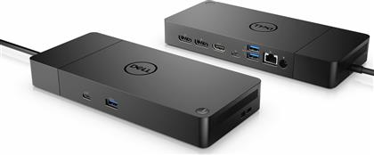 Dell WD19S USB-C Docking Station με HDMI/DisplayPort 4K PD Ethernet και συνδεση 3 Οθονών Μαύρο