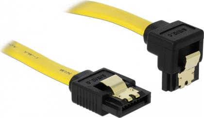 DeLock 7-Pin SATA III - 7-Pin SATA III 90° Cable 0.7m Κίτρινο (82482) από το Public