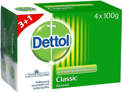 Dettol Classic Soap 4 x100gr από το Pharm24