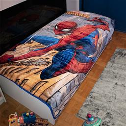 Dimcol Κουβέρτα Βελουτέ Spiderman 160x220cm Πολύχρωμη από το Spitishop