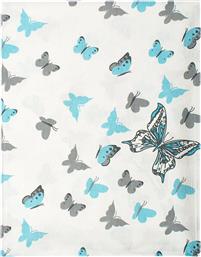 Dimcol Σετ Σεντόνια Κούνιας Butterfly 120x160cm 56 Sky Blue από το 24home