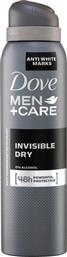 Dove Men+Care Invisible Dry Αποσμητικό 48h σε Spray 150ml από το Esmarket