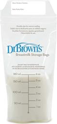 Dr. Brown's Σακουλάκια Αποθήκευσης Μητρικού Γάλακτος 180ml 25τμχ από το Pharm24