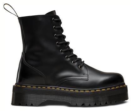 Dr. Martens Jadon Smooth Δερμάτινα Γυναικεία Αρβυλάκια με Μεσαίο Τακούνι Μαύρα - Dr Martens από το Cosmossport