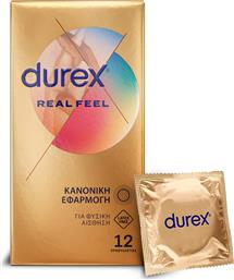 Durex Προφυλακτικά Real Feel χωρίς Λάτεξ 12τμχ από το e-shop