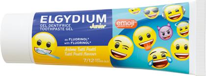 Elgydium Οδοντόκρεμα Emoji 50ml 1400 ppm με Γεύση Tutti-Fruti για 7+ χρονών από το Pharm24