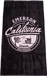 Emerson Πετσέτα Θαλάσσης Μαύρη 160x86εκ. από το Zakcret Sports