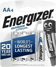 Energizer Ultimate Μπαταρίες Λιθίου AA 1.5V 4τμχ από το e-shop