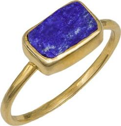 Επίχρυσο δαχτυλίδι 925 Lapis Lazuli 037090 037090 Ασήμι από το Kosmima24