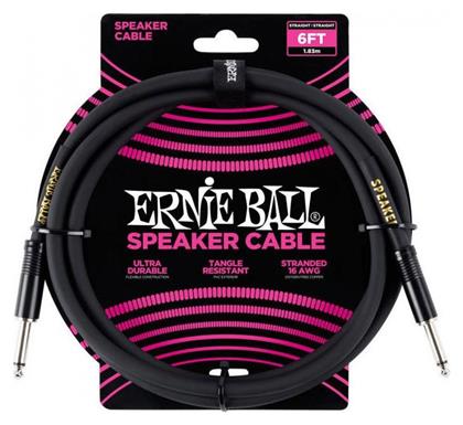 Speaker Cable 6.3mm male - 6.3mm male 1.8m (P06072) Ernie Ball από το e-shop