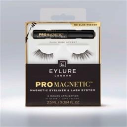 Eylure Promagnetic Μαγνητικές Βλεφαρίδες Kit Faux Mink Accent Kit 25ml