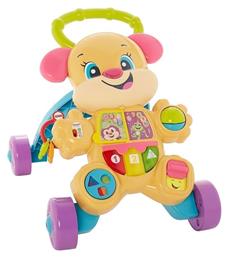 Περπατούρα Σκύλος Ροζ για 6+ Μηνών Fisher Price από το Toyscenter