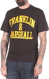 Franklin & Marshall Ανδρικό T-shirt Μαύρο Με Λογότυπο από το Cosmos Sport
