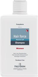 Frezyderm Hair Force Women Σαμπουάν κατά της Τριχόπτωσης για Όλους τους Τύπους Μαλλιών 200ml από το Pharm24