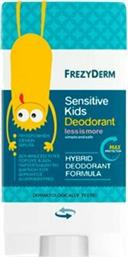 Frezyderm Sensitive Kids Less Is More Αποσμητικό σε Stick Χωρίς Αλουμίνιο 40ml