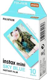 Fujifilm Color Instax Mini Sky Blue Instant Φιλμ (10 Exposures)