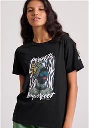 Funky Buddha Γυναικείο T-shirt Μαύρο από το Altershops