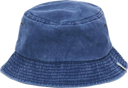 Funky Buddha Υφασμάτινo Ανδρικό Καπέλο Στυλ Bucket Μπλε