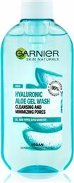 Garnier Gel Καθαρισμού Hyaluronic Aloe Cleansing and Minimizing Pore για Λιπαρές Επιδερμίδες 200ml από το Pharm24