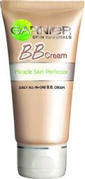 Garnier Skin Naturals Miracle Skin Perfector BB 24ωρο Ενυδατικό Balm Προσώπου Ημέρας με Υαλουρονικό Οξύ & Aloe Vera 50ml