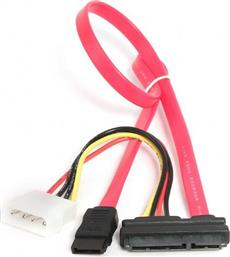Gembird 7-Pin SATA III - 22-Pin SATA III + Molex 4 pin Cable 0.35m Κόκκινο (CC-SATA-C1)