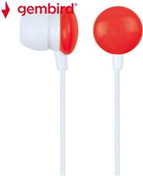 Gembird Ακουστικά Ψείρες In Ear Candy Κόκκινα από το e-shop