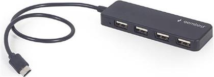 Gembird USB 2.0 Hub 4 Θυρών με σύνδεση USB-C