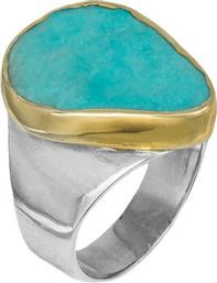 Γυναικείο δαχτυλίδι 925 Τurquoise Drop 037073 037073 Ασήμι από το Kosmima24