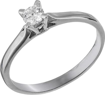 Γυναικείο μονόπετρο δαχτυλίδι με διαμάντι Κ18 039568 039568 Χρυσός 18 Καράτια