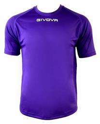 Givova One Ανδρικό Αθλητικό T-shirt Κοντομάνικο Μωβ
