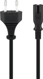 Goobay Euro - IEC C7 Cable 3m Μαύρο (95038) από το Elektrostore24
