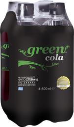 Green Cola Stevia Μπουκάλι Cola με Ανθρακικό Χωρίς Ζάχαρη 4x500ml Κωδικός: 34679620 από το ΑΒ Βασιλόπουλος