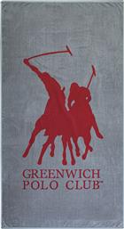 Greenwich Polo Club Πετσέτα Θαλάσσης Γκρι 170x90εκ. από το Spitishop