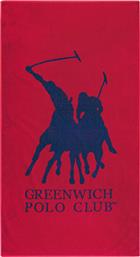 Greenwich Polo Club Πετσέτα Θαλάσσης Κόκκινη 170x90εκ. από το Spitishop