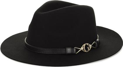 Guess Γυναικείο Μάλλινο Καπέλο Fedora Μαύρο