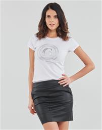 Guess Γυναικείο T-shirt Λευκό με Στάμπα από το Z-mall