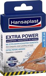 Hansaplast Αδιάβροχα Αυτοκόλλητα Επιθέματα Extra Power 80x6cm 8τμχ
