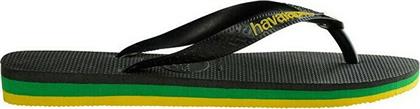 Havaianas Brasil Layers Flip Flops σε Μαύρο Χρώμα από το MybrandShoes