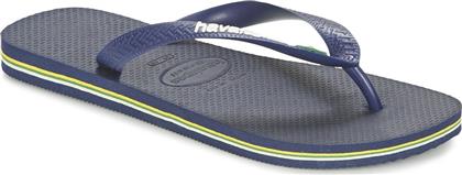 Havaianas Brasil Logo Flip Flops σε Μπλε Χρώμα από το SerafinoShoes