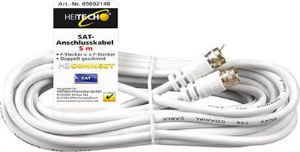 Heitech Satellite Cable F-Connector male - F-Connector male 5m (HEI002140 ST-092-01-000079) από το Public
