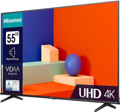 Hisense Smart Τηλεόραση 55'' 4K UHD LED 55A6K HDR (2023)
