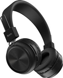 Hoco W25 Promise Ασύρματα/Ενσύρματα On Ear Ακουστικά με 12 ώρες Λειτουργίας Μαύρα από το Public
