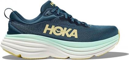 Hoka Bondi 8 Ανδρικά Αθλητικά Παπούτσια Running Μπλε