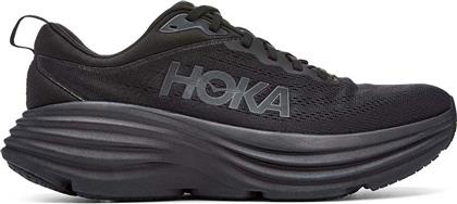 Hoka Bondi 8 Ανδρικά Αθλητικά Παπούτσια Running Μαύρα από το MybrandShoes
