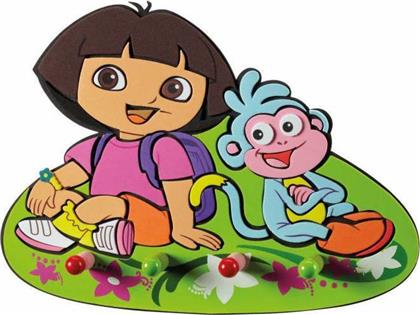 Hollytoon Dora & Boots Παιδική Κρεμάστρα Πολλαπλών Θέσεων Βιδωτή Πλαστική Πολύχρωμη από το GreekBooks